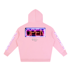 BOOJI ITALY OPEN SIGN COLLECTION COTTON  BLEND FLEECE HOODIE