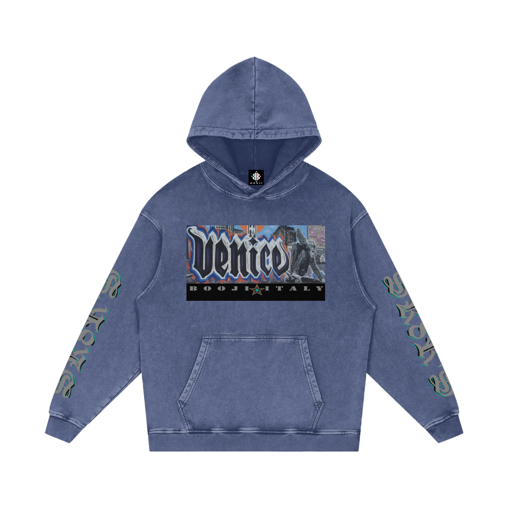 BOOJI ITALY SK8R'S COLLECTION SNOW WASHED HOODIE