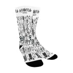 BOOJI ITALY SYMBOLS COLLECTION WOMEN'S WHITE CREW SOCKS