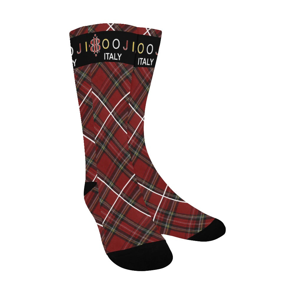 BOOJI ITALY ESCI'S COLLECTION PLAID TUBE SOCKS