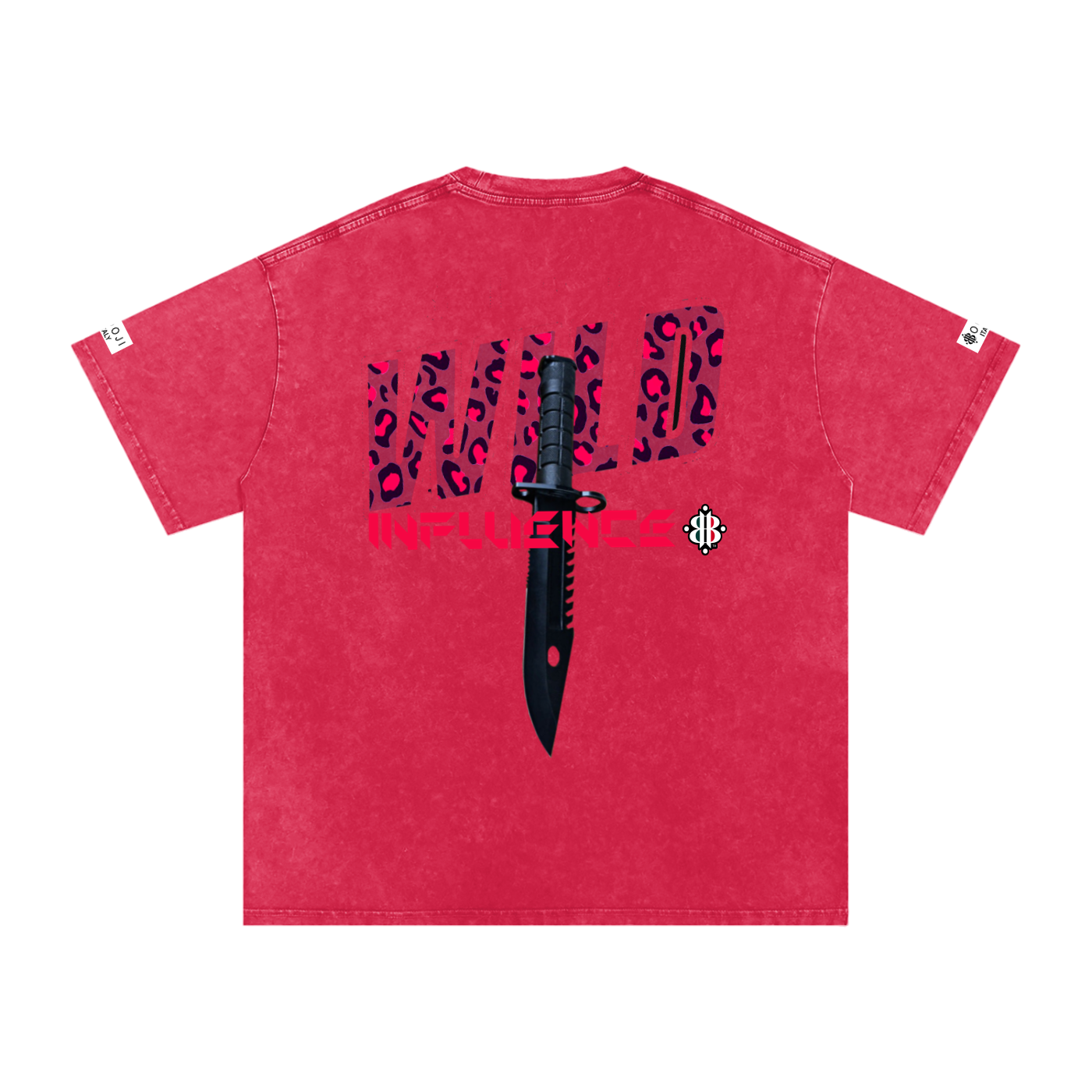 BOOJI ITALY WILD INFLUENCE KNIFE SNOW WASHED T-SHIRT