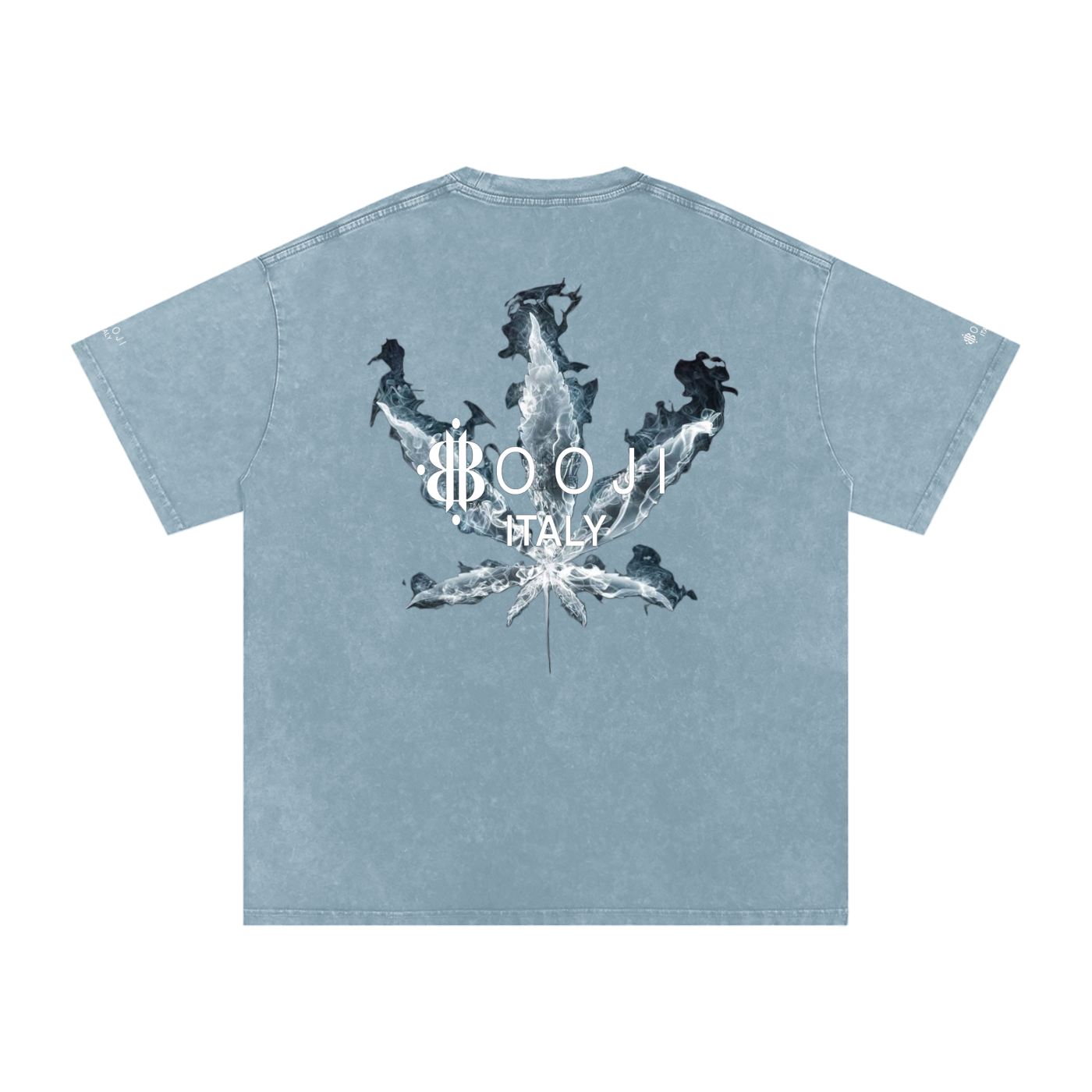 BOOJI ITALY "SMOKES COLLECTION" SNOW WASHED T-SHIRT