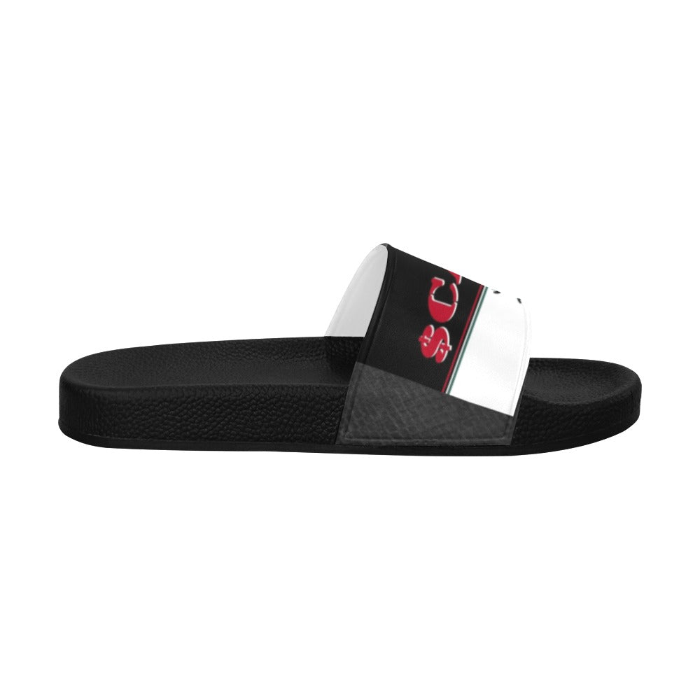 BOOJI ITALY SCARPE DM LOGO PYTHON MEN'S BLACK SOLE SLIDES