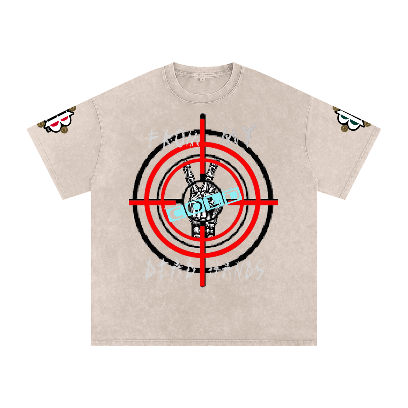 BOOJI ITALY "CLICK BANG COLLECTION" SNOW WASHED T-SHIRT