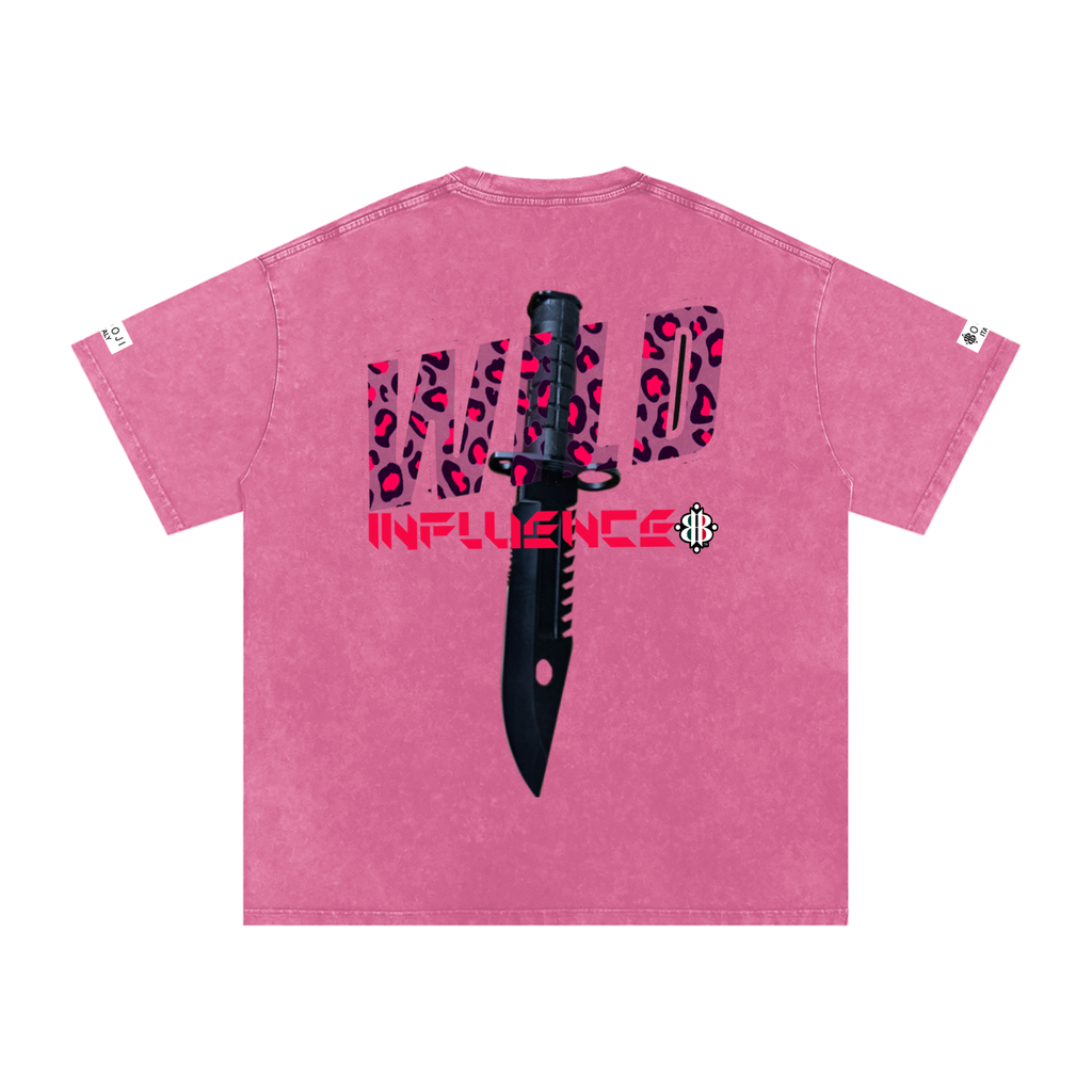 BOOJI ITALY "WILD INFLUENCE" LINE SNOW WASHED T-SHIRT