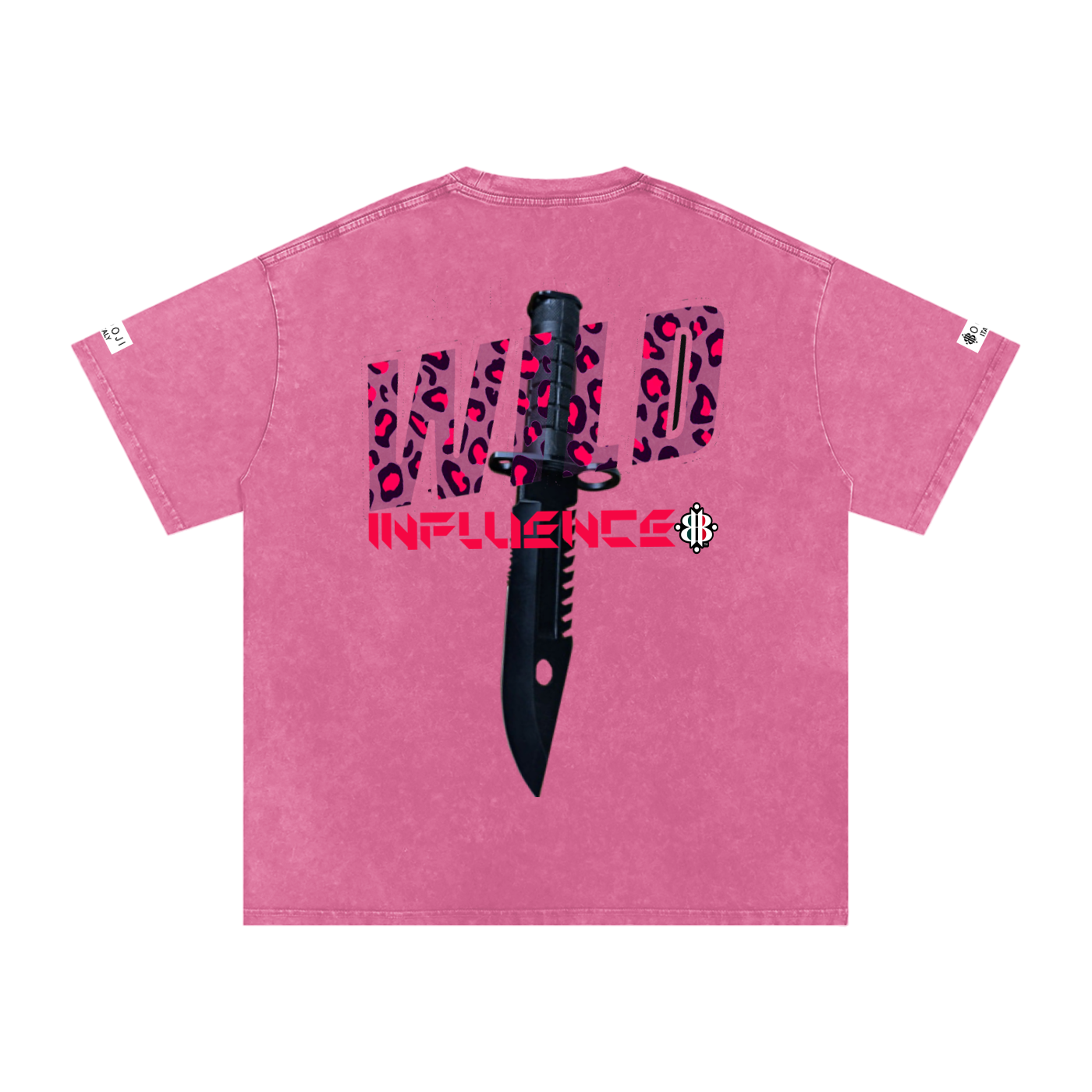 BOOJI ITALY "WILD INFLUENCE" LINE SNOW WASHED T-SHIRT