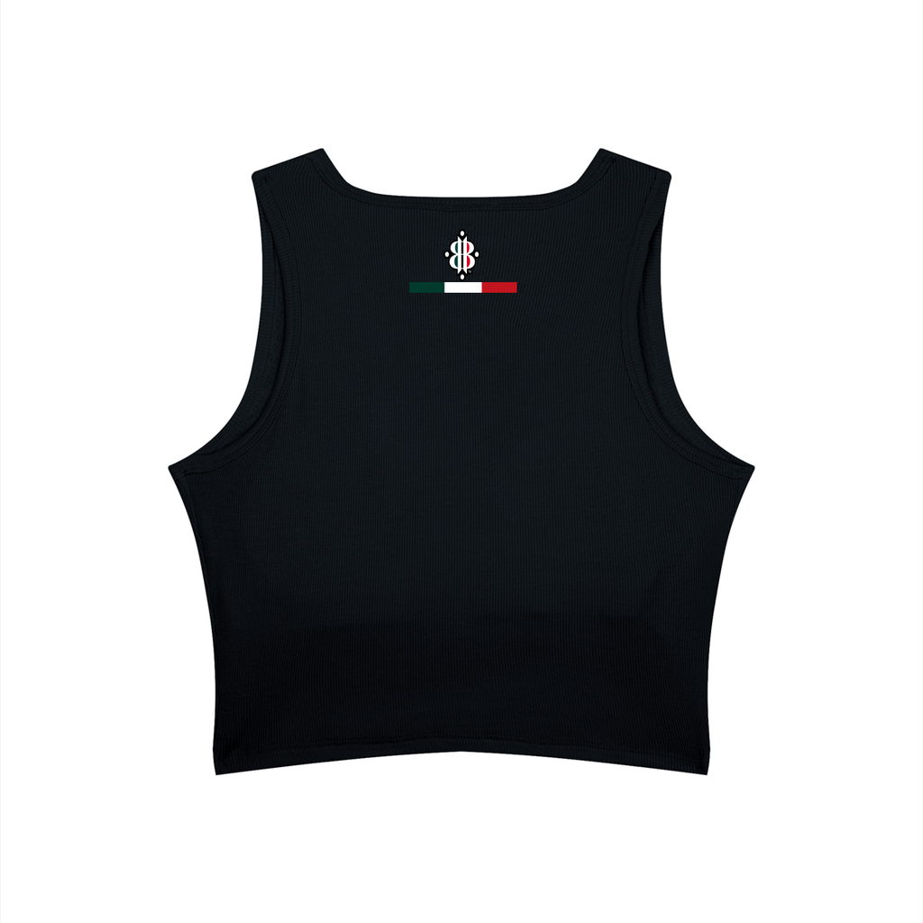 BOOJI ITALY 4 EVER $ LOGO WOMEN'S YOGA TANK TOP
