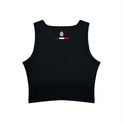 BOOJI ITALY 4 EVER $ LOGO WOMEN'S YOGA TANK TOP