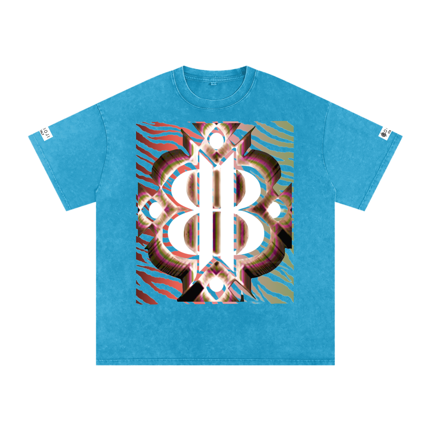 BOOJI ITALY "WILD INFLUENCE" LINE SNOW WASHED T-SHIRT