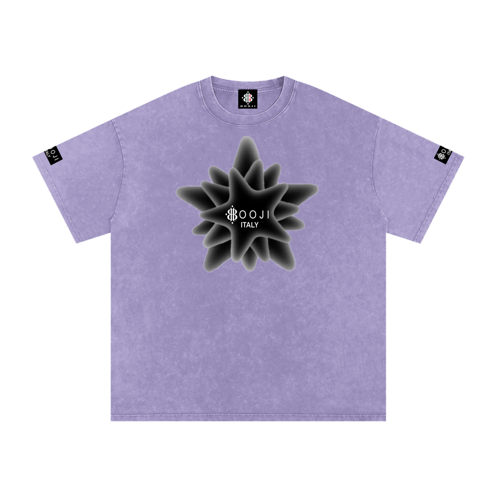 BOOJI ITALY MAGADIGS COLLECTION LOGO SNOW WASHED T-SHIRT