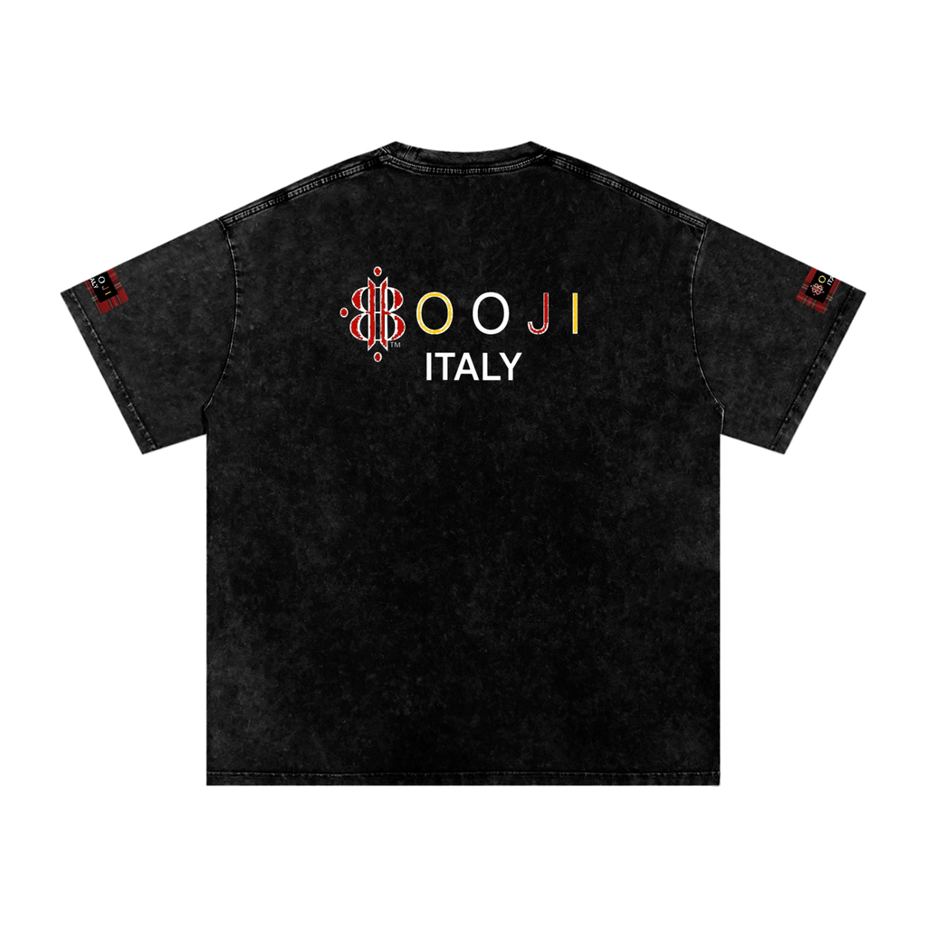BOOJI ITALY ESCI'S COLLECTION SNOW WASHED T-SHIRT