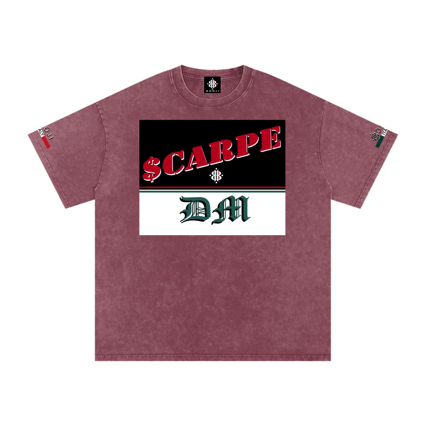 BOOJI ITALY SCARPE DM COLLECTION SNOW WASHED T-SHIRT