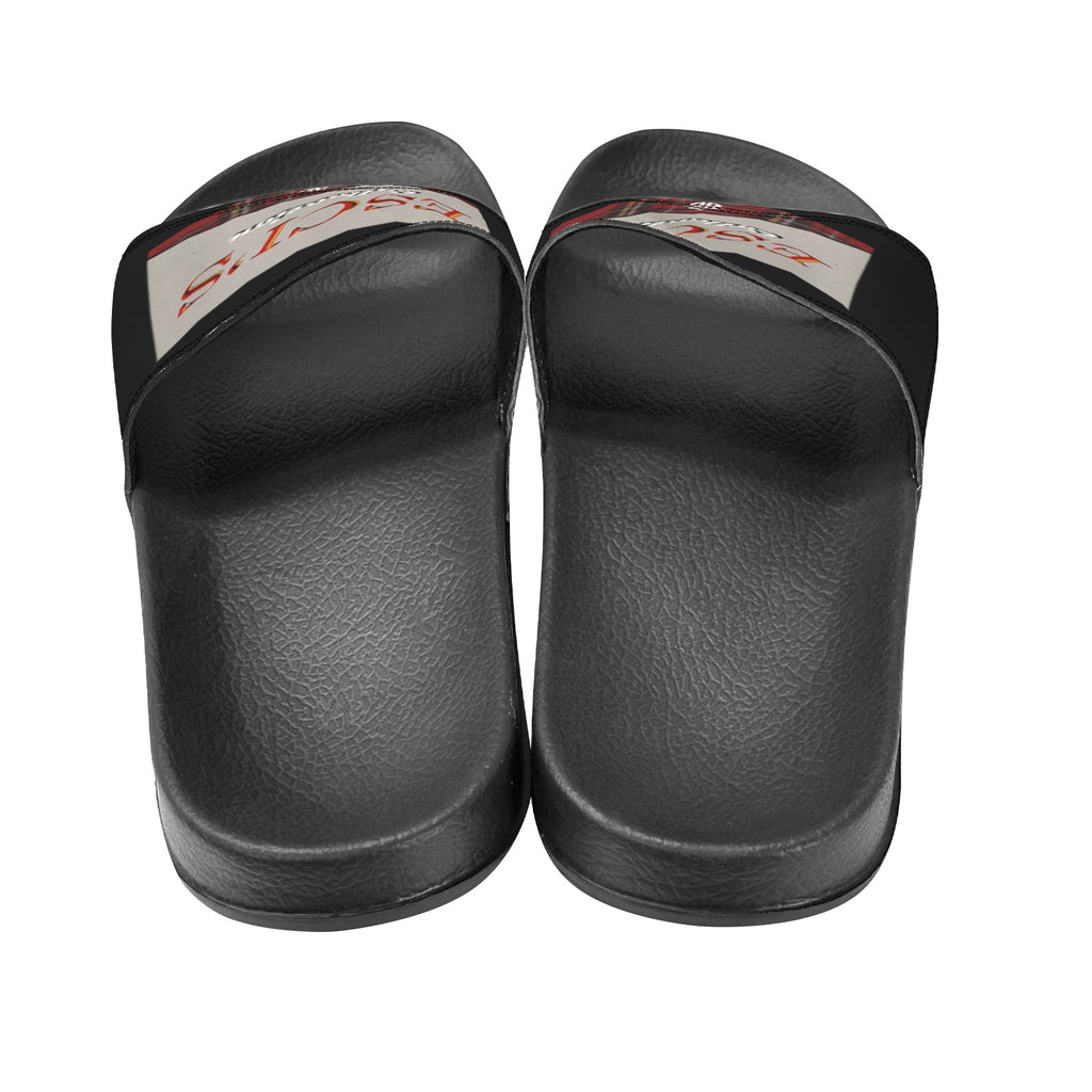 BOOJI ITALY ESCI'S COLLECTION WOMEN'S BLACK SOLE SLIDES