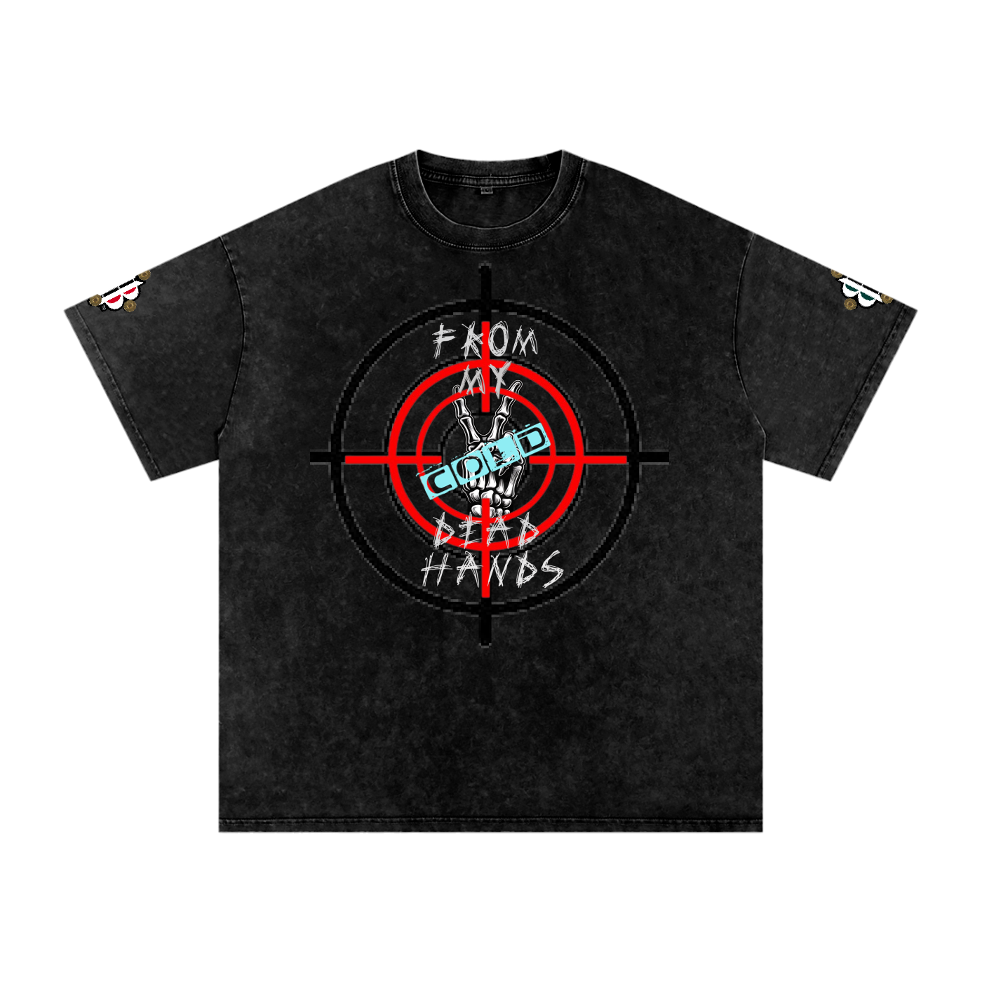BOOJI ITALY CLICK BANG COLLECTION MENS SNOW WASHED T-SHIRT