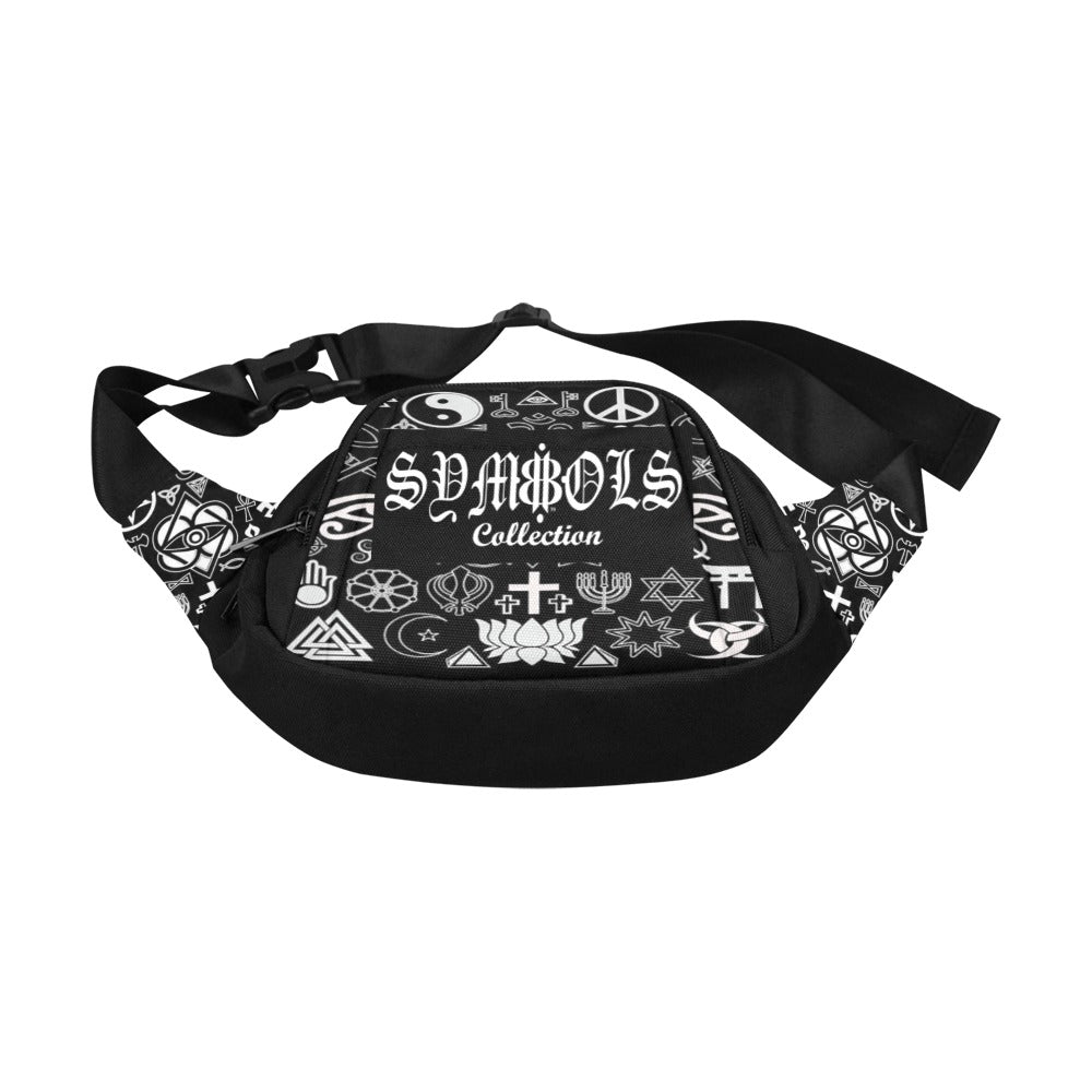 BOOJI ITALY SYMBOLS COLLECTION BLACK WAIST BAG