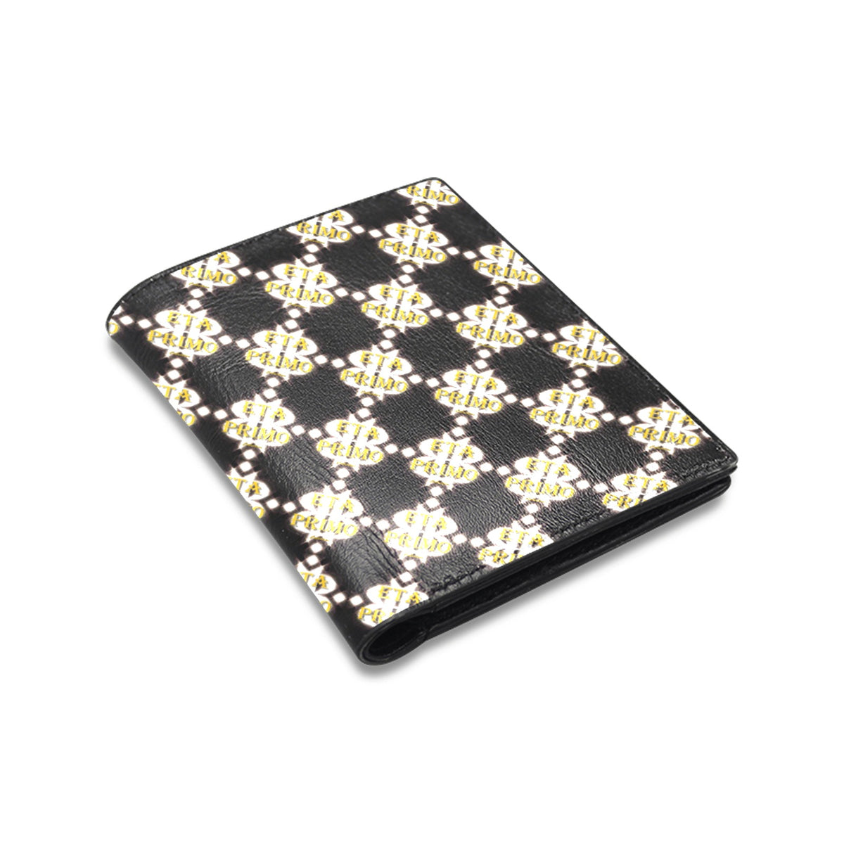 BOOJI ITALY ETA PRIMO COLLECTION LOGO PATTERN MEN'S LEATHER WALLET
