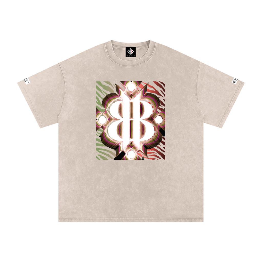 BOOI ITALY WILD INFLUENCE KNIFED SNOW WASHED T-SHIRT