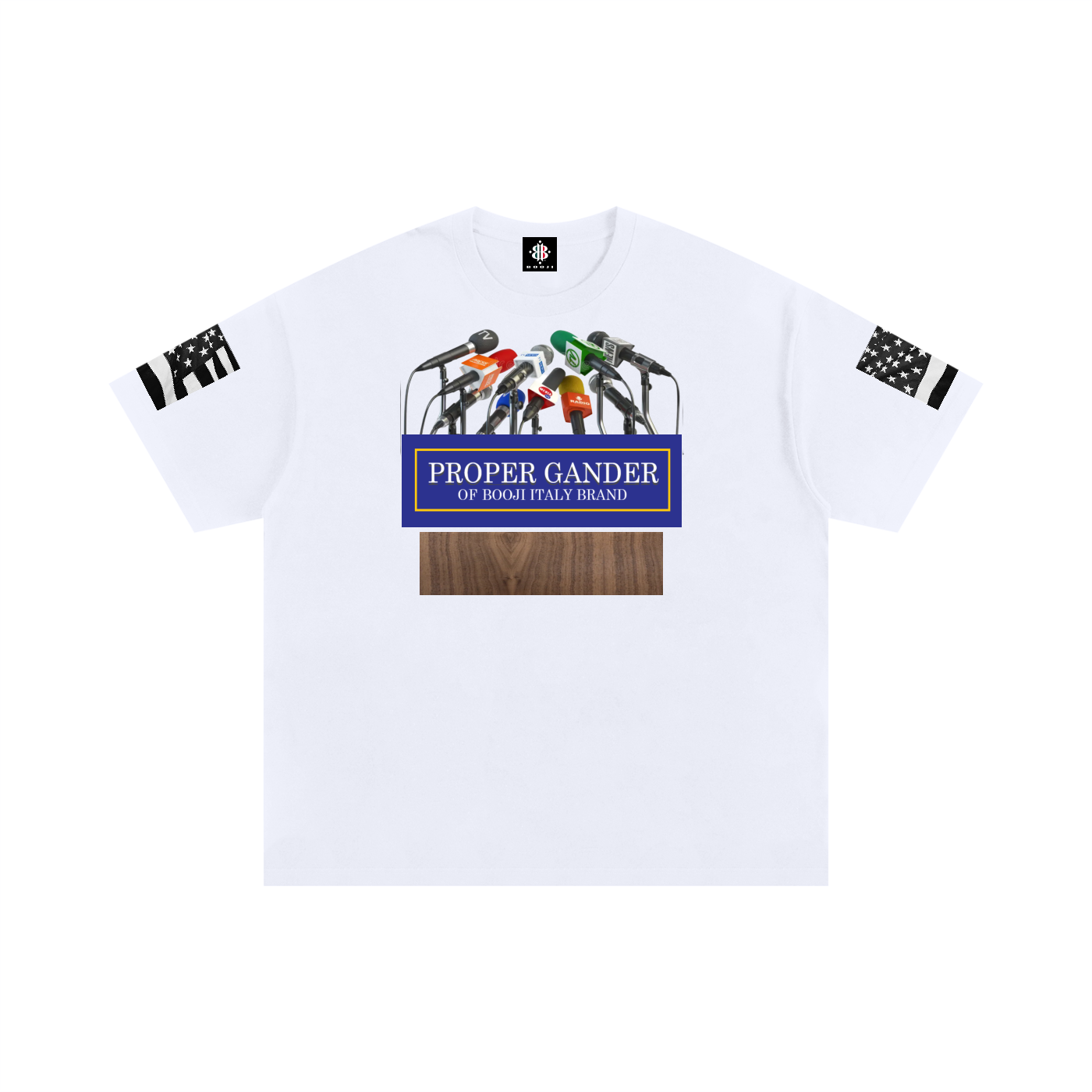 BOOJI ITALY PROPER GANDER PODIUM COTTON T-SHIRT