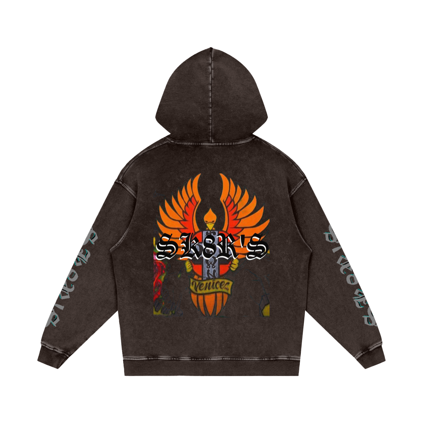 BOOJI ITALY SK8R'S COLLECTION SNOW WASHED HOODIE
