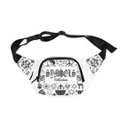 BOOJI ITALY SYMBOLS COLLECTION WHITE WAIST BAG
