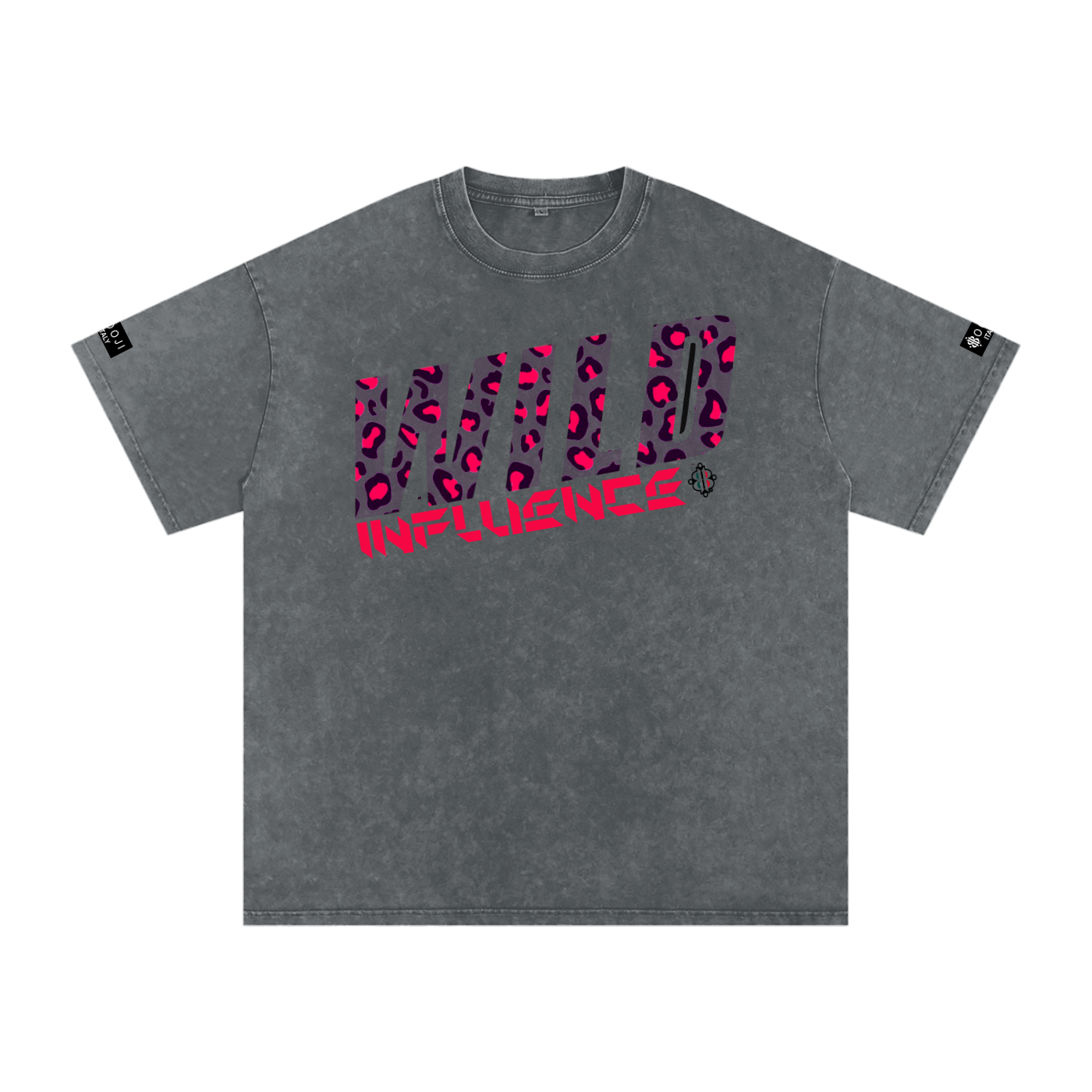 BOOJI ITALY "WILD INFLUENCE" SNOW WASHED T-SHIRT