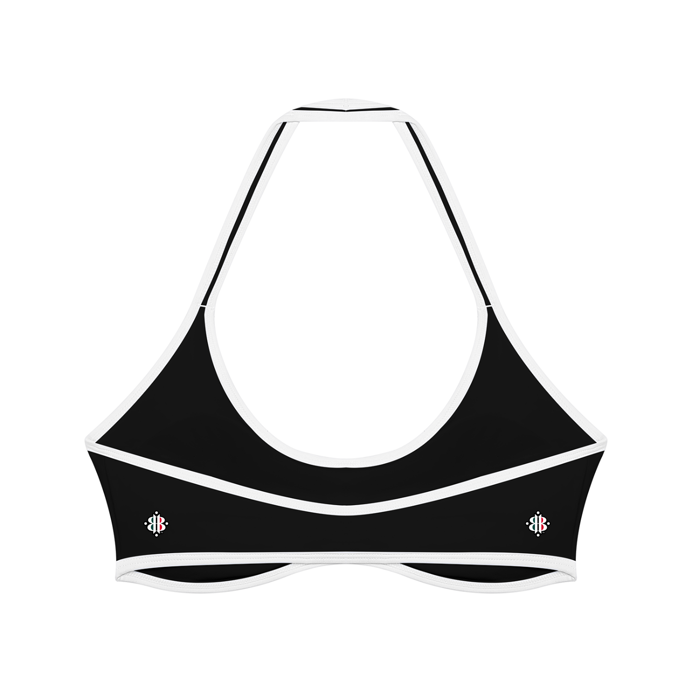 BOOJI ITALY 4 EVER $ LOGO WOMEN'S HALTER YOGA SPORTS BRA