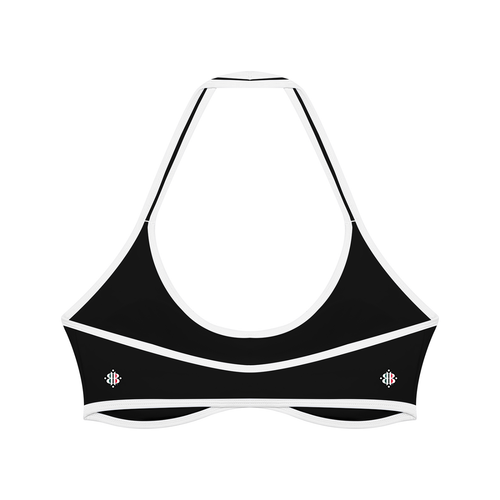 BOOJI ITALY 4 EVER $ LOGO WOMEN'S HALTER YOGA SPORTS BRA
