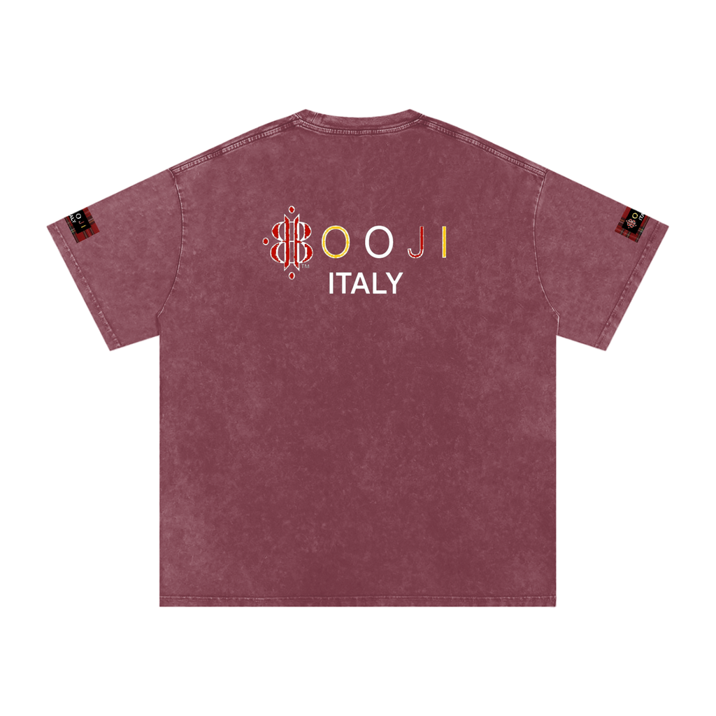 BOOJI ITALY ESCI'S COLLECTION SNOW WASHED T-SHIRT