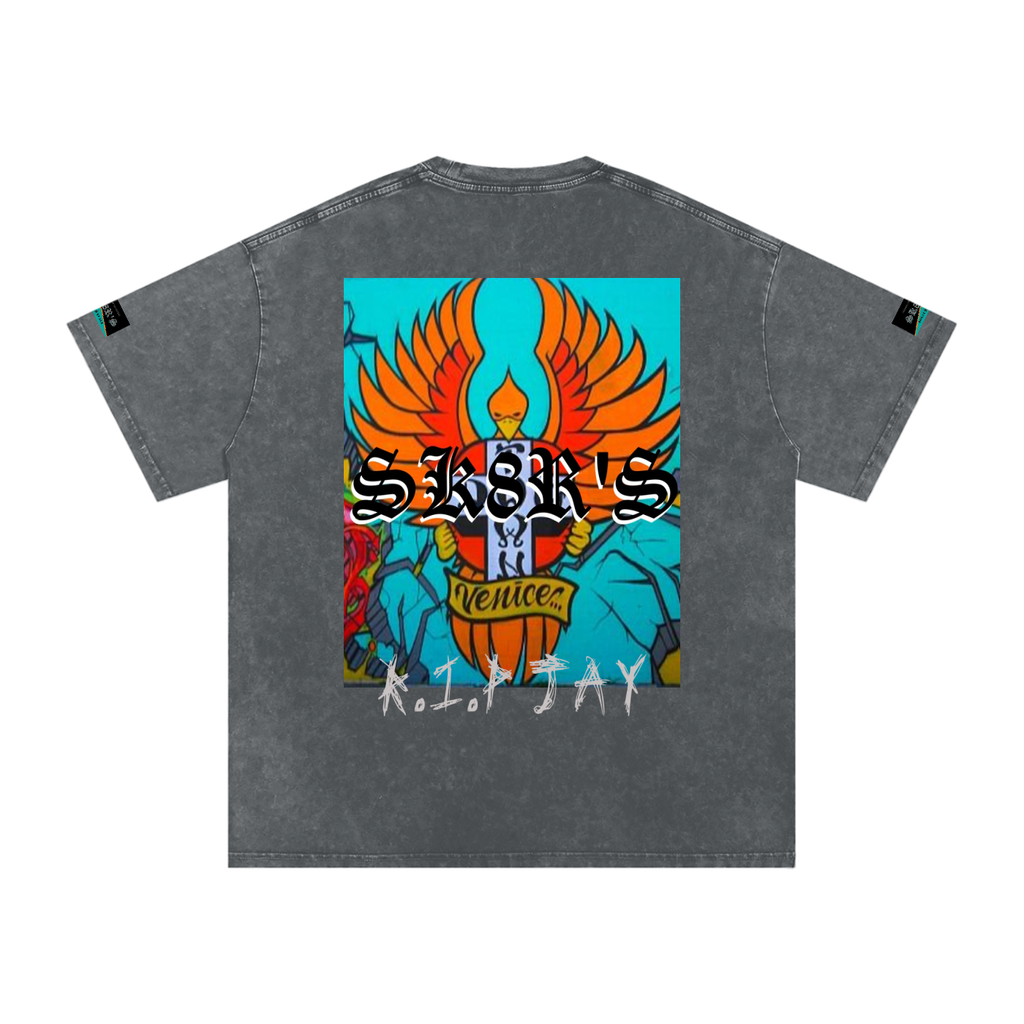 BOOJI ITALY SK8R'S COLLECTION SNOW WASHED T-SHIRT