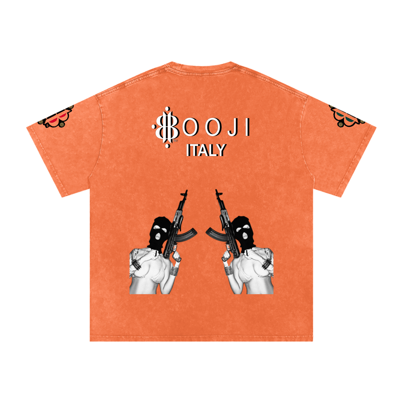 BOOJI ITALY BITE THA BULLET SNOW WASHED T-SHIRT