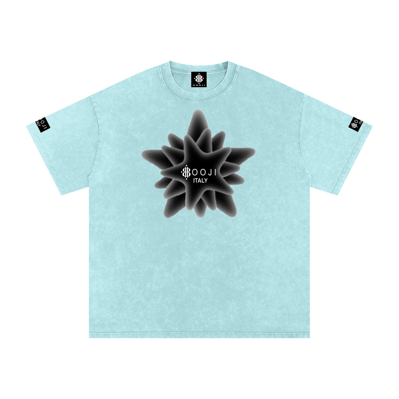 BOOJI ITALY MAGADIGS COLLECTION LOGO SNOW WASHED T-SHIRT