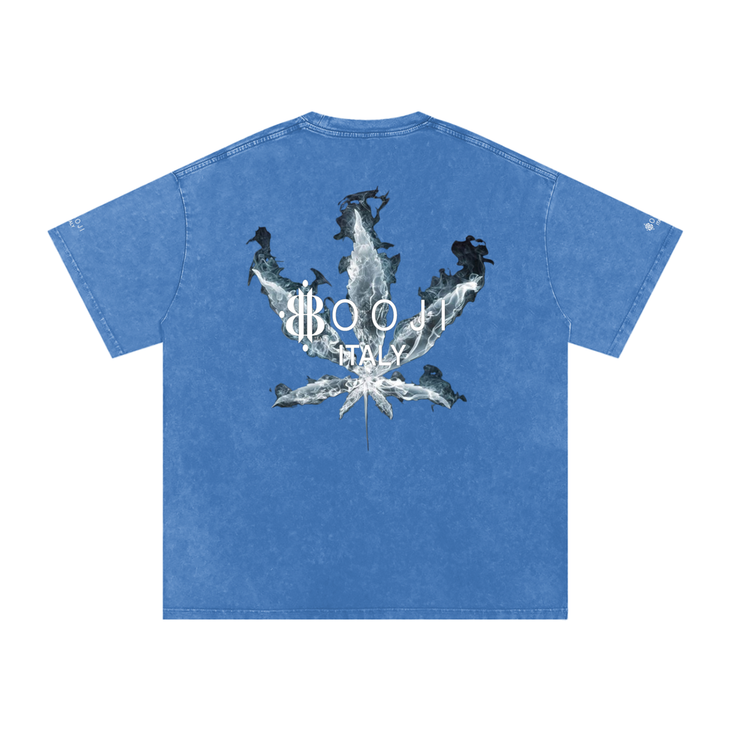 BOOJI ITALY "SMOKES COLLECTION" SNOW WASHED T-SHIRT
