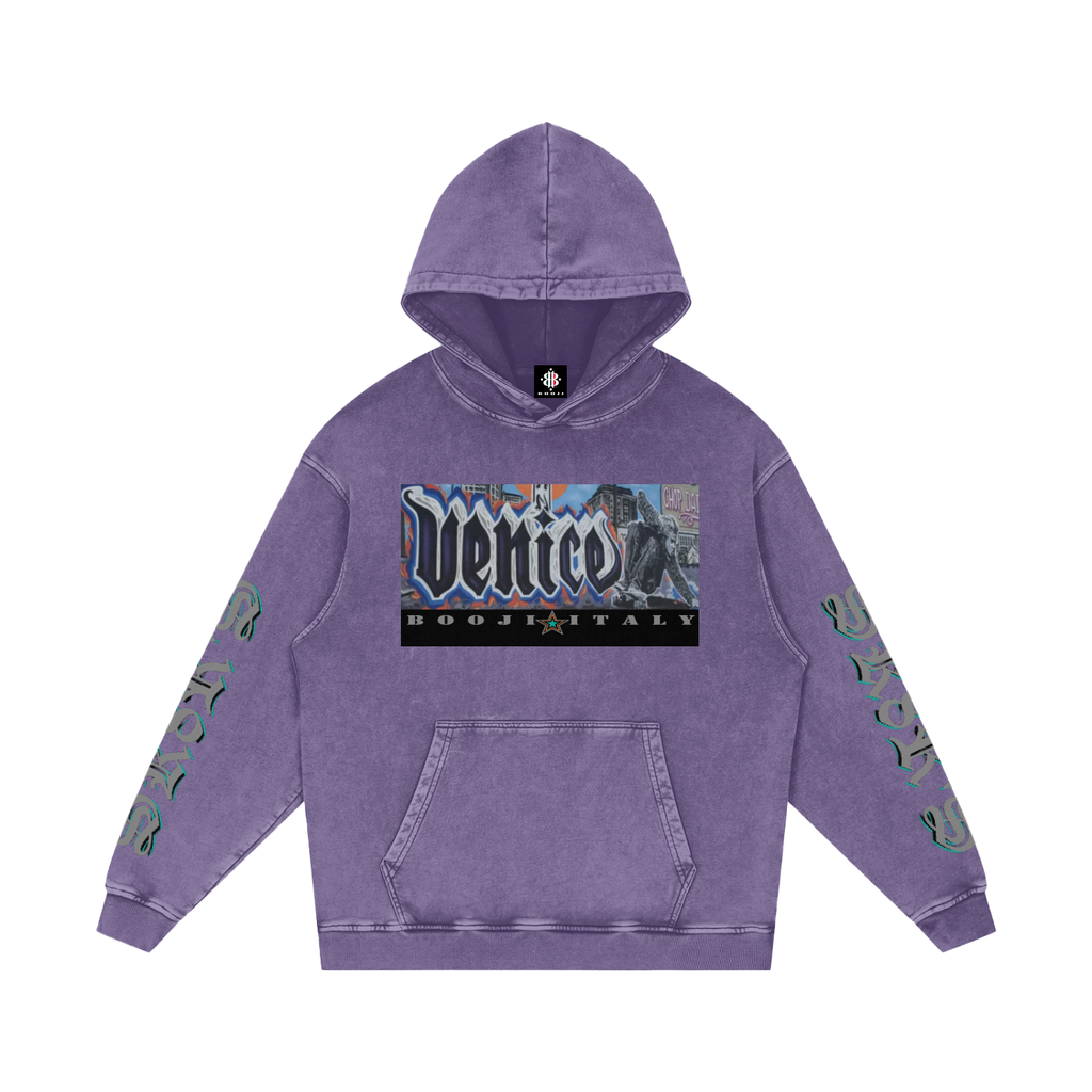 BOOJI ITALY SK8R'S COLLECTION SNOW WASHED HOODIE