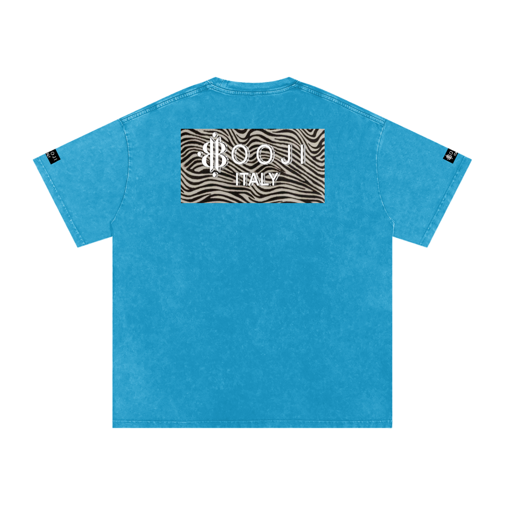 BOOJI ITALY WILD INFLUENCE Z-BACK SNOW WASHED T-SHIRT