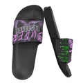 BOOJI ITALY SUPER POSITION COLLECTION MATRIX MEN'S BLACK SOLE SLIDES