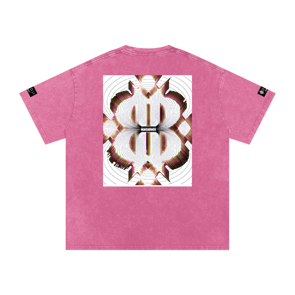 BOOJI ITALY MAGADIGS COLLECTION LOGO SNOW WASHED T-SHIRT