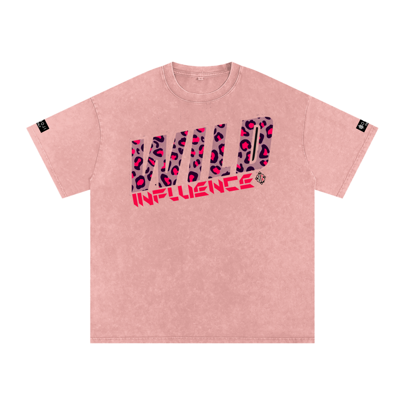BOOJI ITALY "WILD INFLUENCE" SNOW WASHED T-SHIRT