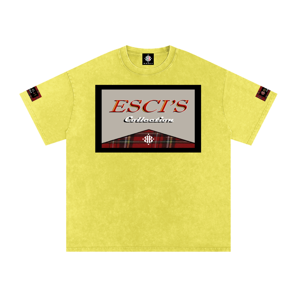 BOOJI ITALY ESCI'S COLLECTION SNOW WASHED T-SHIRT