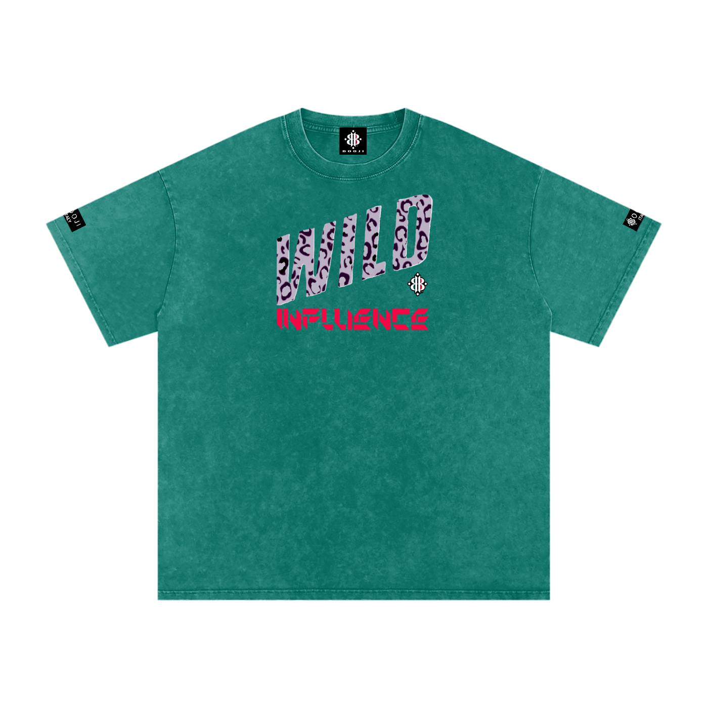 BOOJI ITALY WILD INFLUENCE Z-BACK SNOW WASHED T-SHIRT