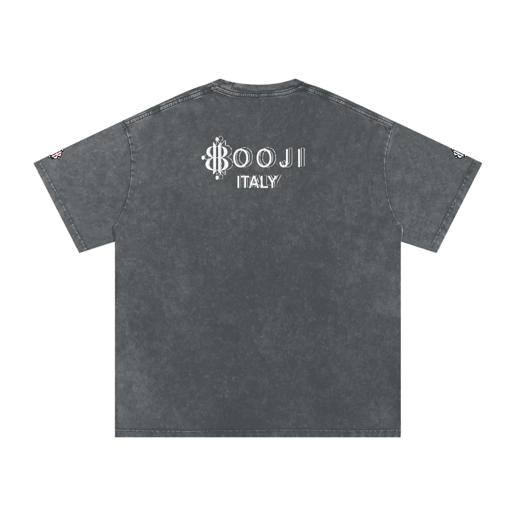 BOOJI ITALY BE A WAVE BEHAVE SNOW WASHED T-SHIRT